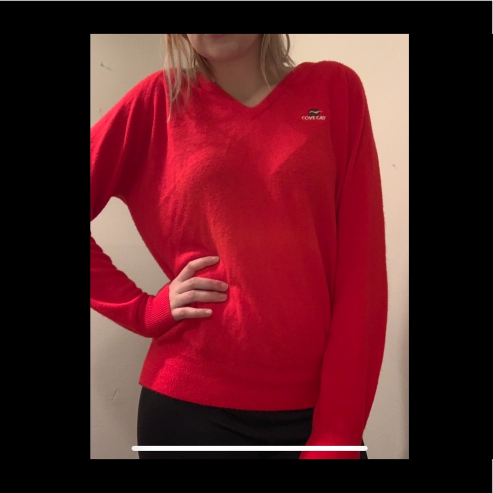 Red sweater